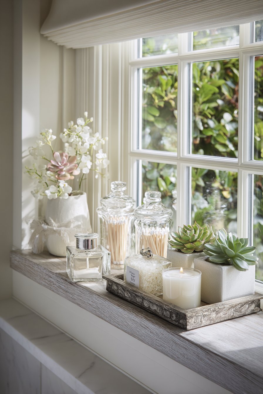 Extended Window Sill Storage