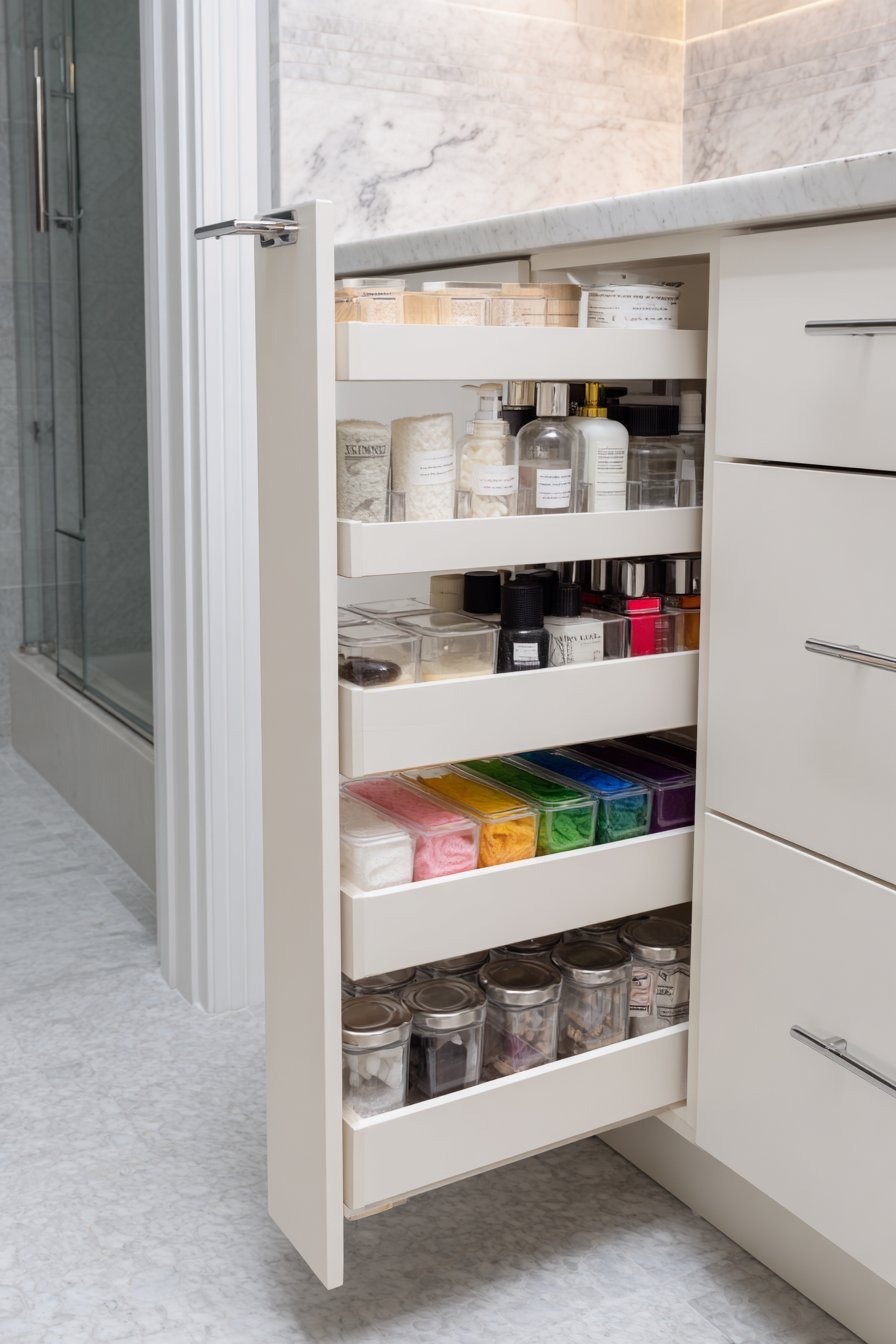 Slim Pull-Out Storage Tower