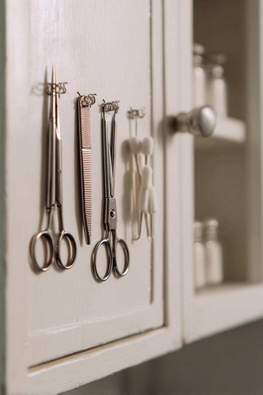 Magnetic Cabinet Door Organization