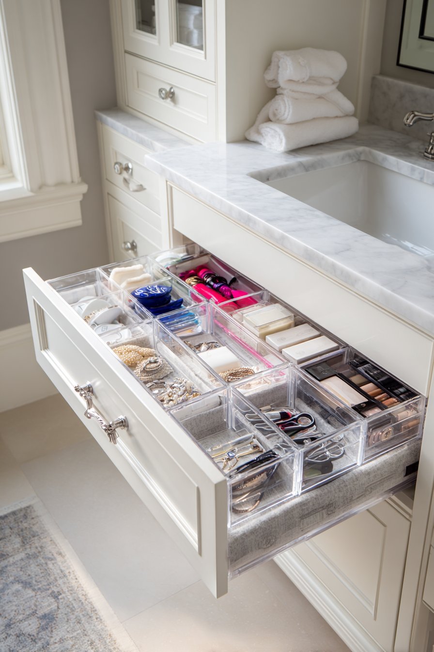 Clear Acrylic Drawer Organizers