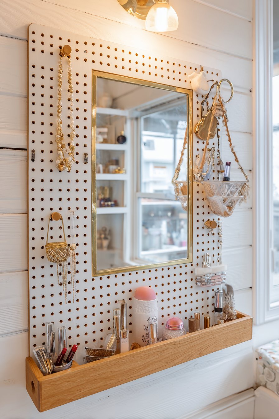 Pegboard Wall Organization