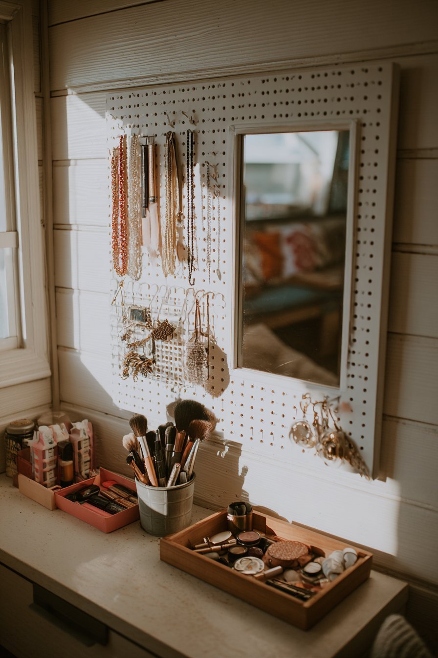 Pegboard Wall Organization