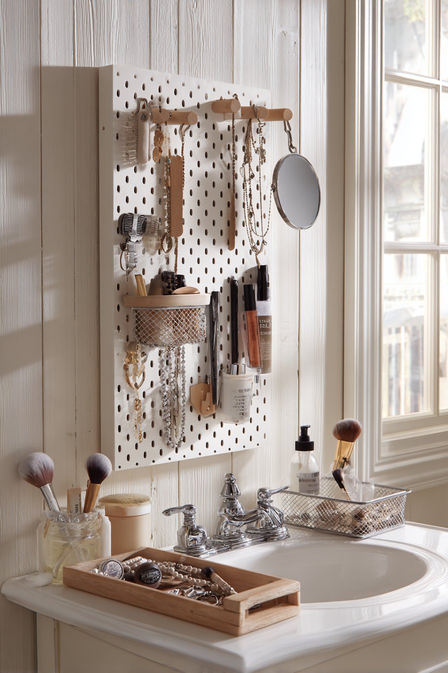 Pegboard Wall Organization