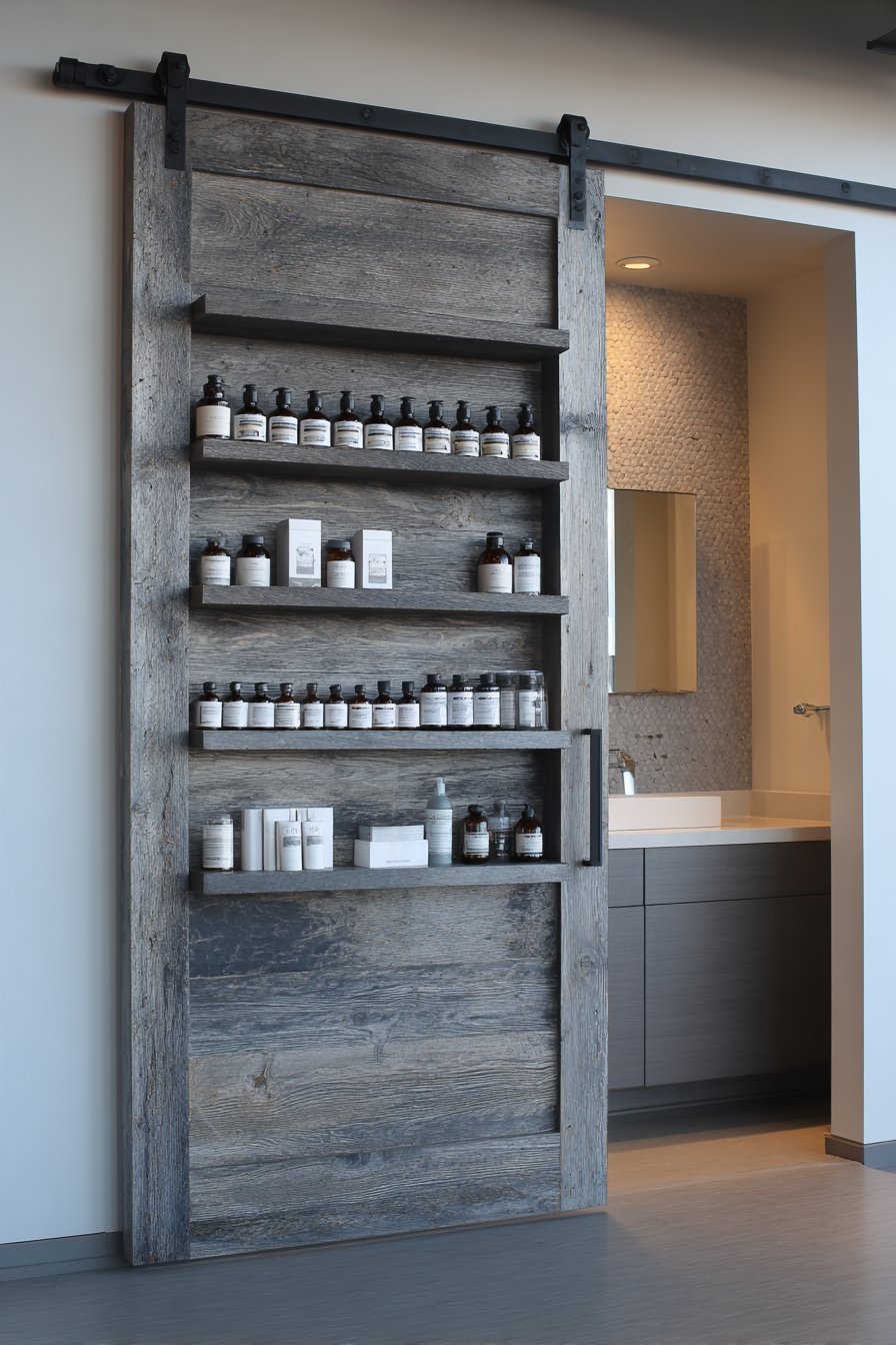 Sliding Barn Door Storage