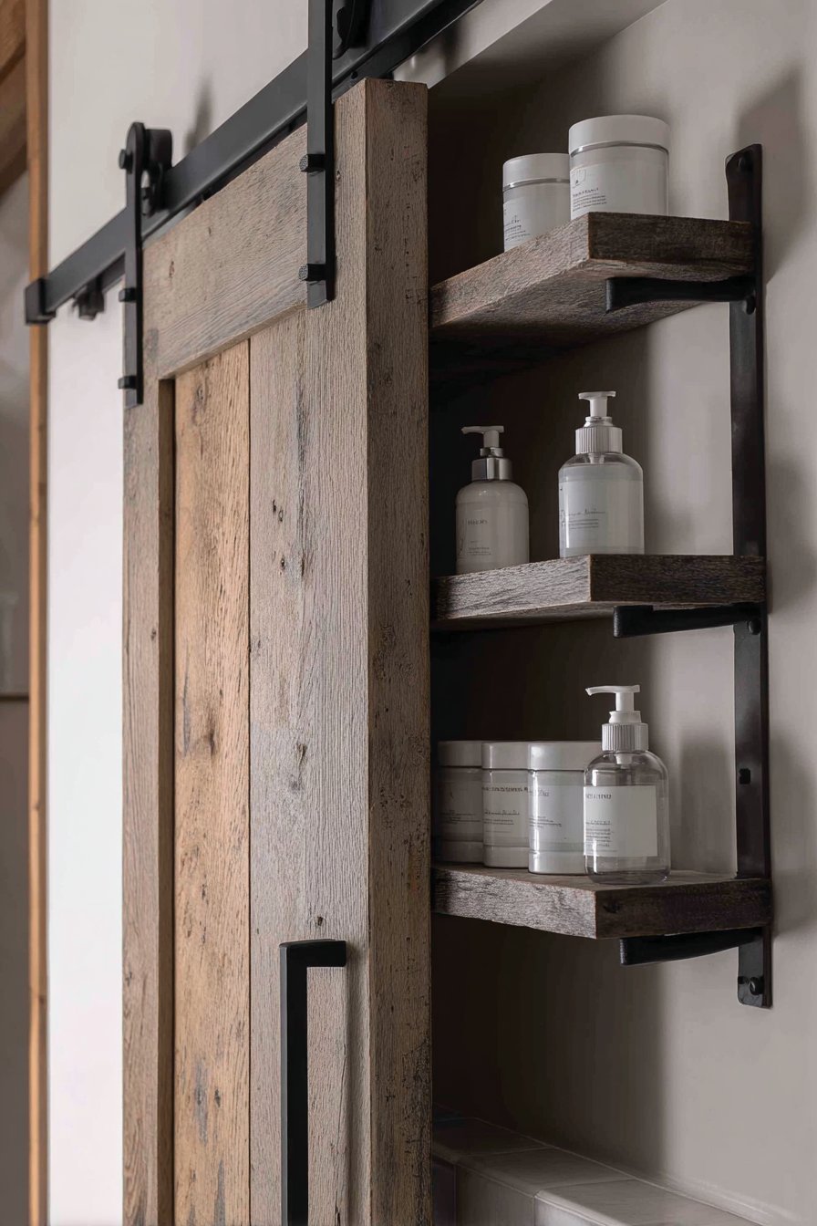 Sliding Barn Door Storage