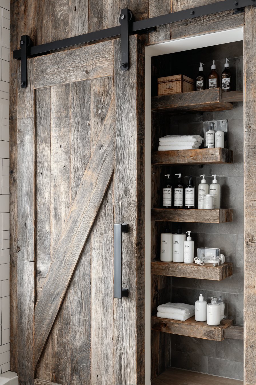 Sliding Barn Door Storage