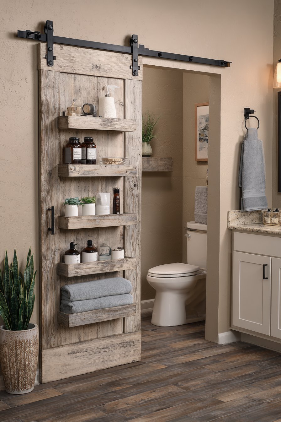 Sliding Barn Door Storage