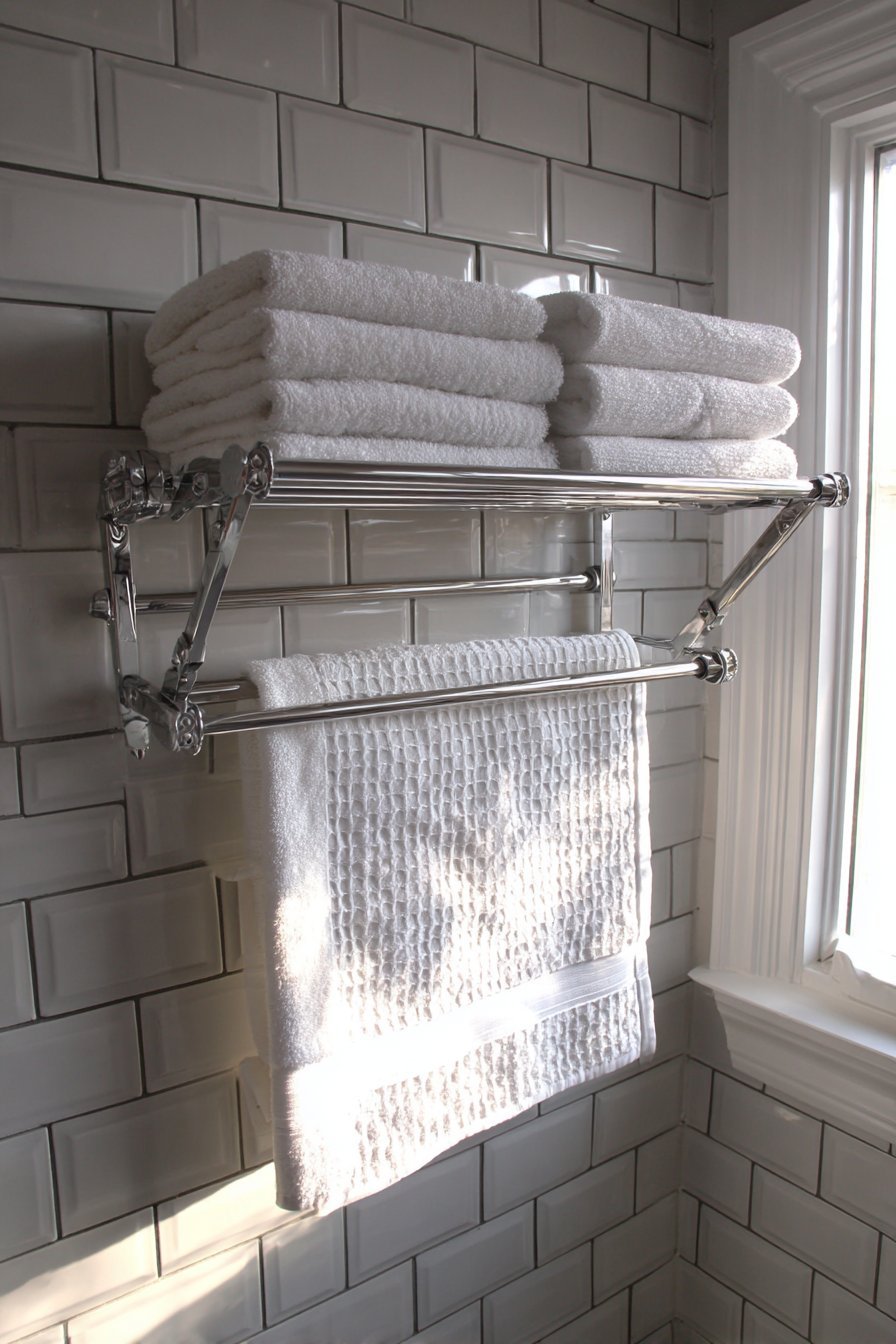 Wall-Mounted Folding Drying Rack