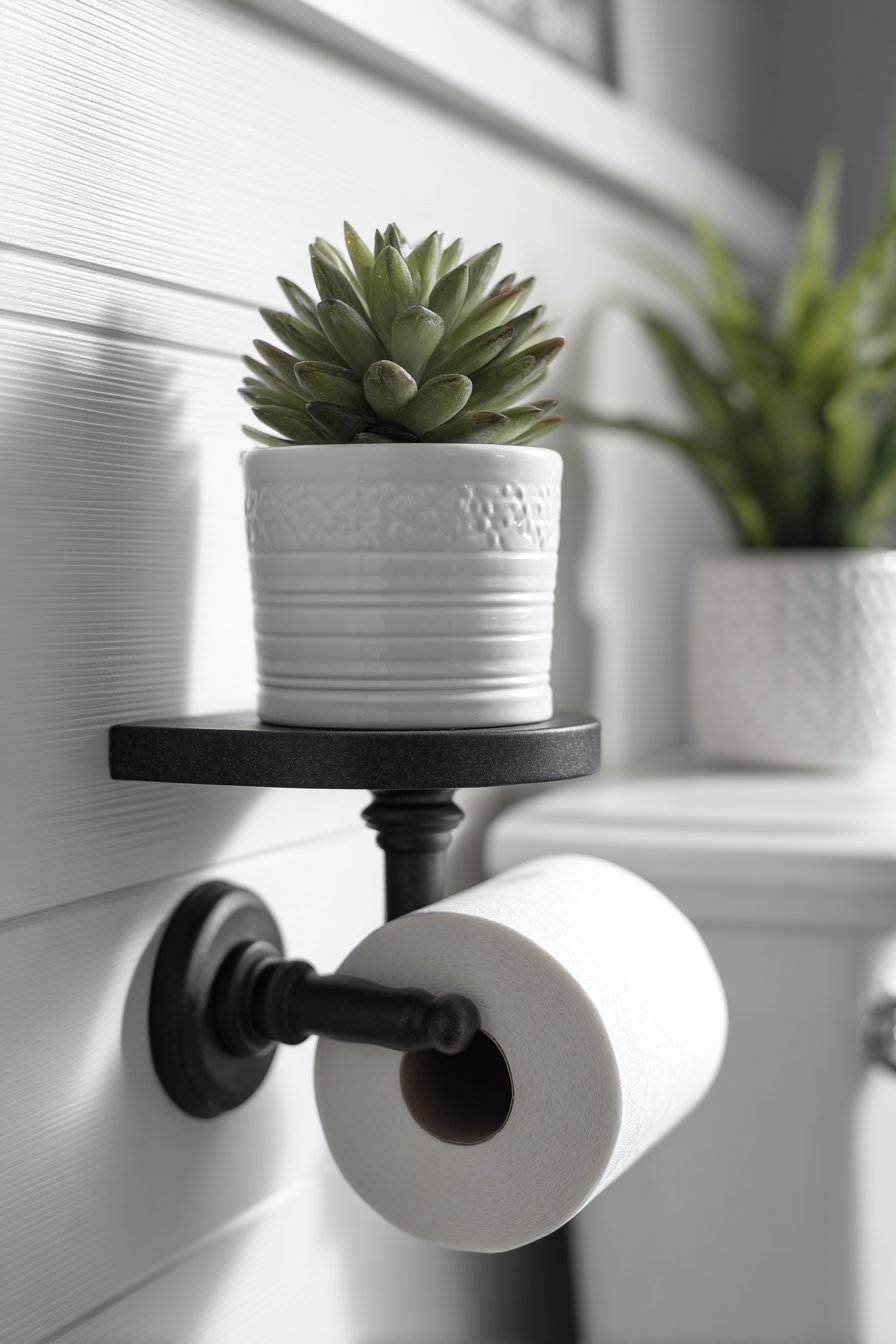 Multi-Functional Toilet Paper Holder