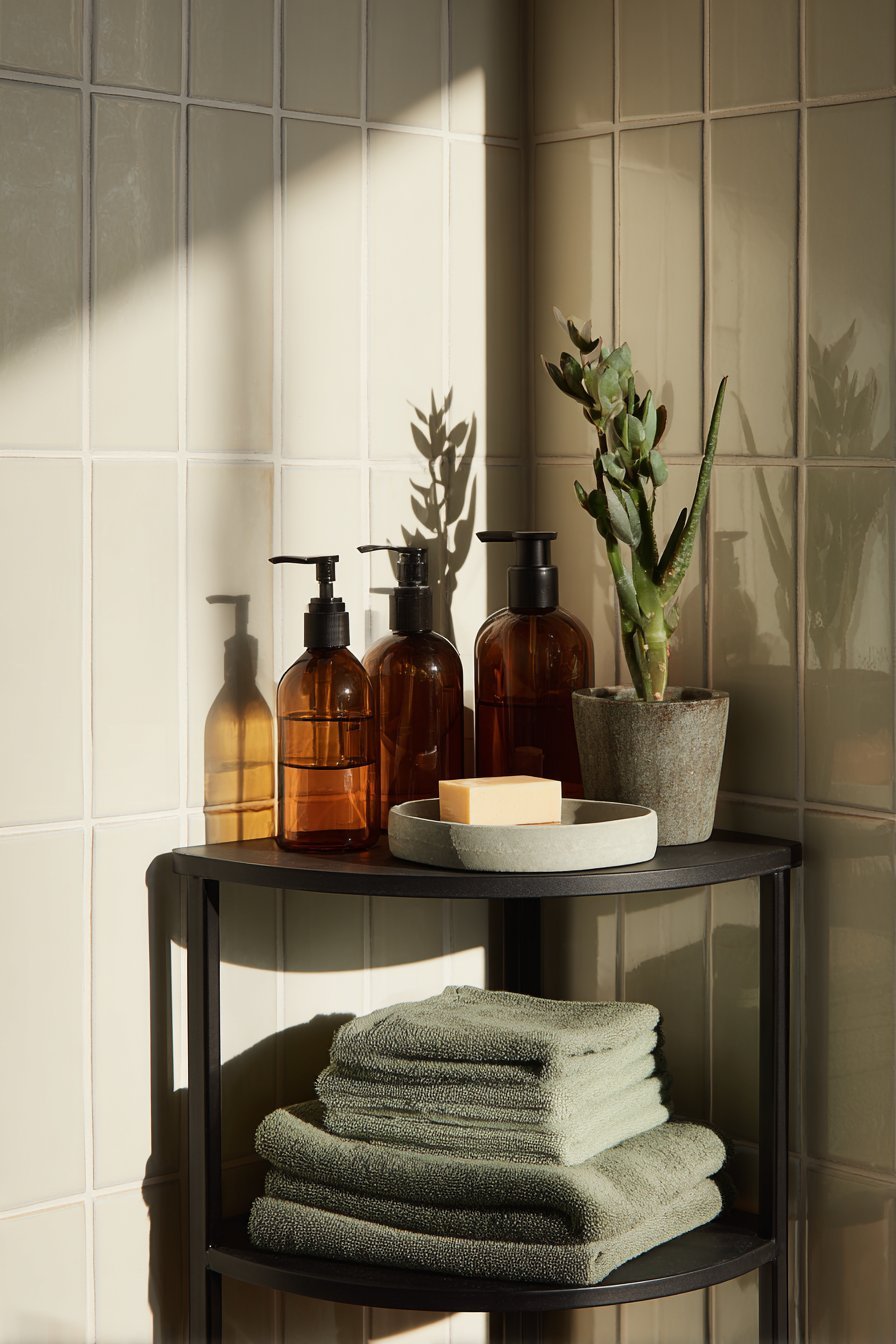 Triangular Corner Shelf Unit