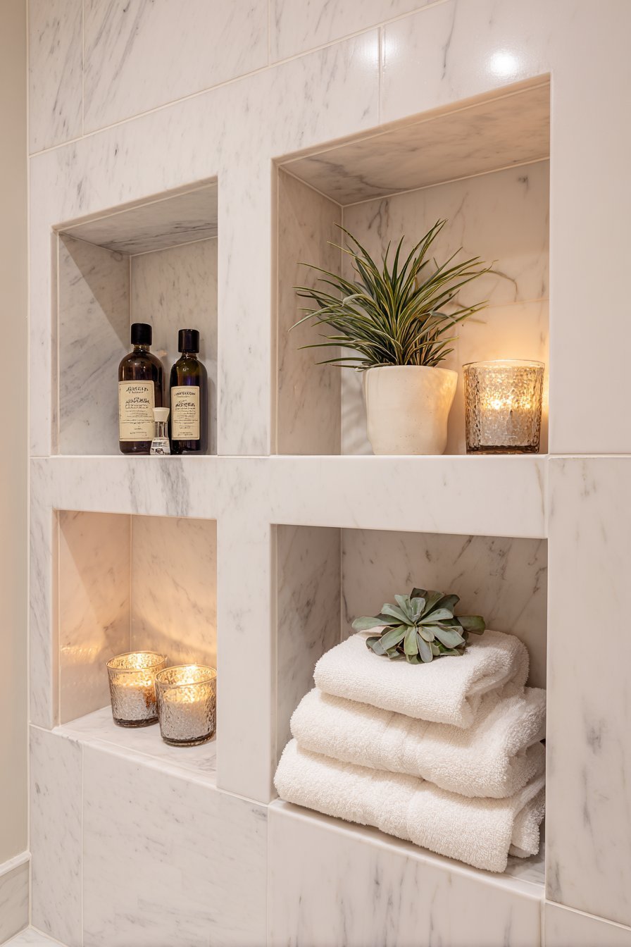 Built-In Wall Niche Storage
