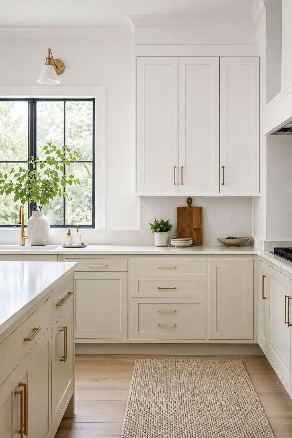 Layer Different Shades of White