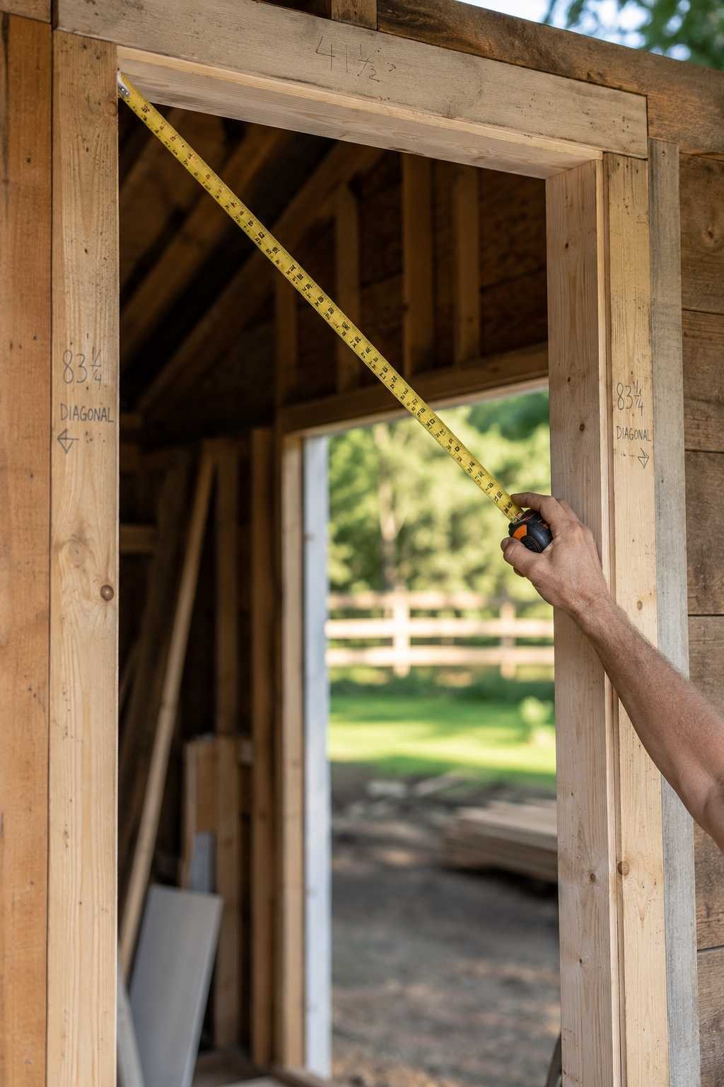 1. Measure the Doorway Opening Accurately