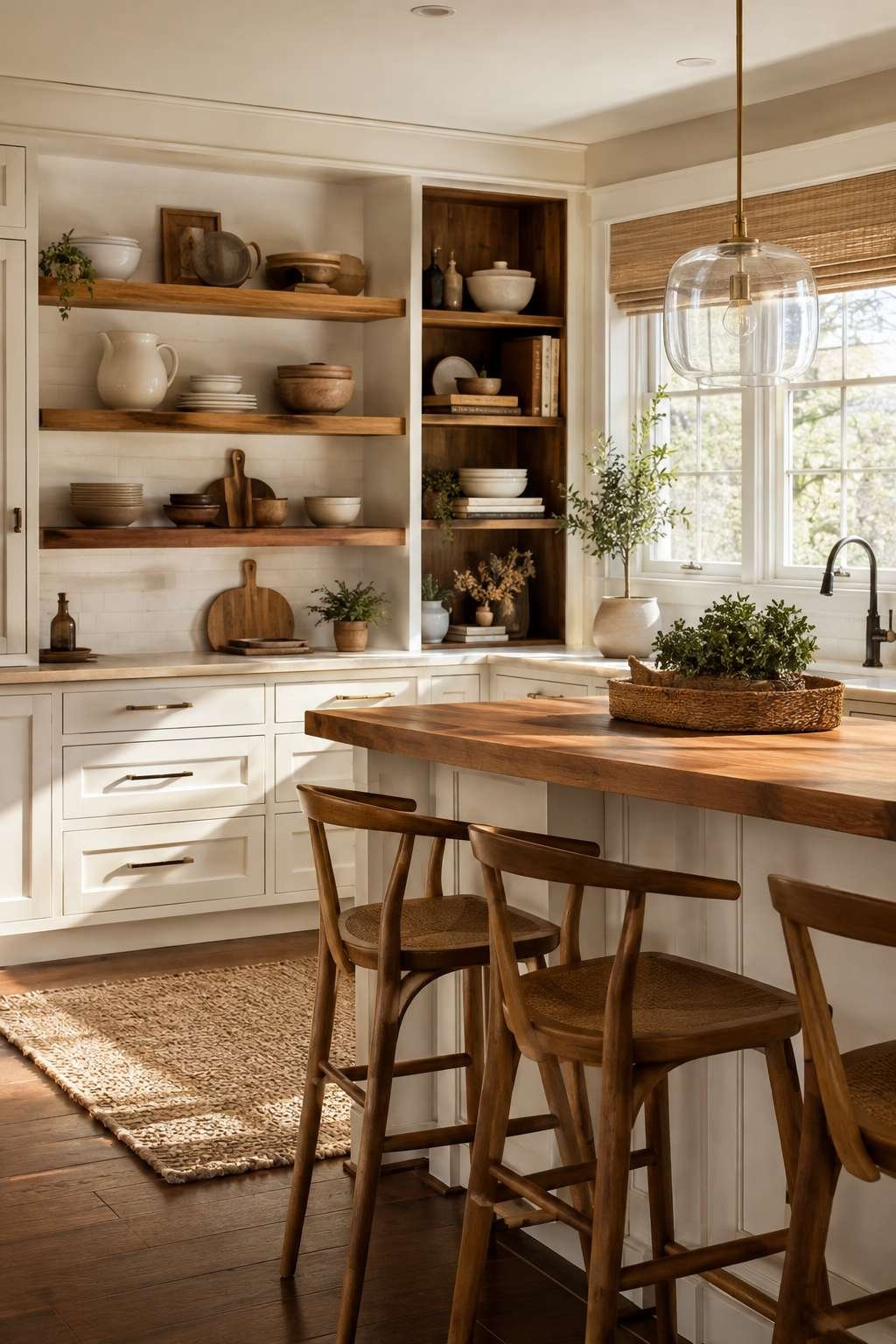 Introduce Warm Wood Accents
