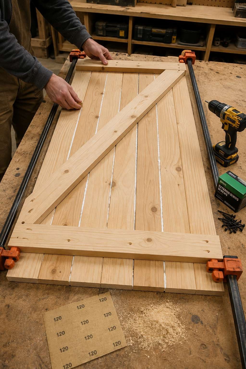 Cut and Assemble the Door Panel
