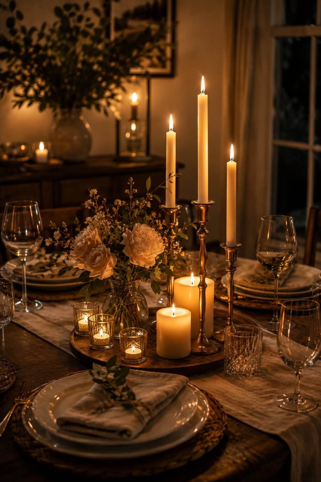 Incorporate Candles for Warmth and Ambiance