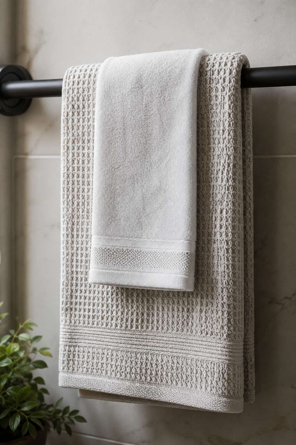 Layer Different Towel Sizes