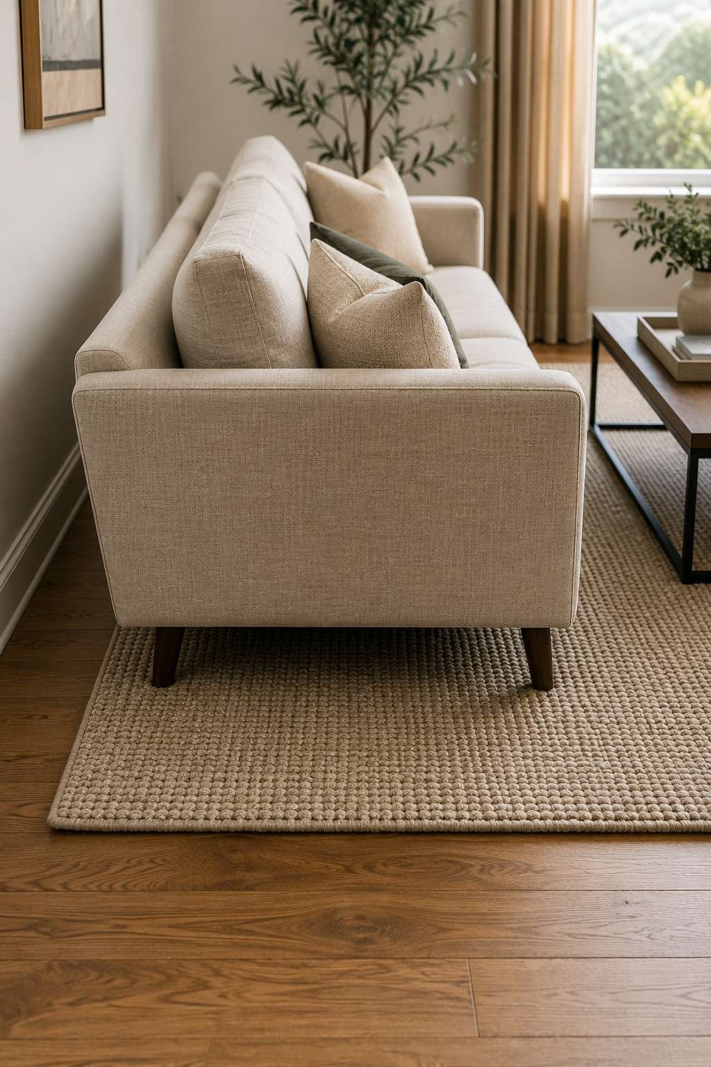Anchor the Sofa With the Rug