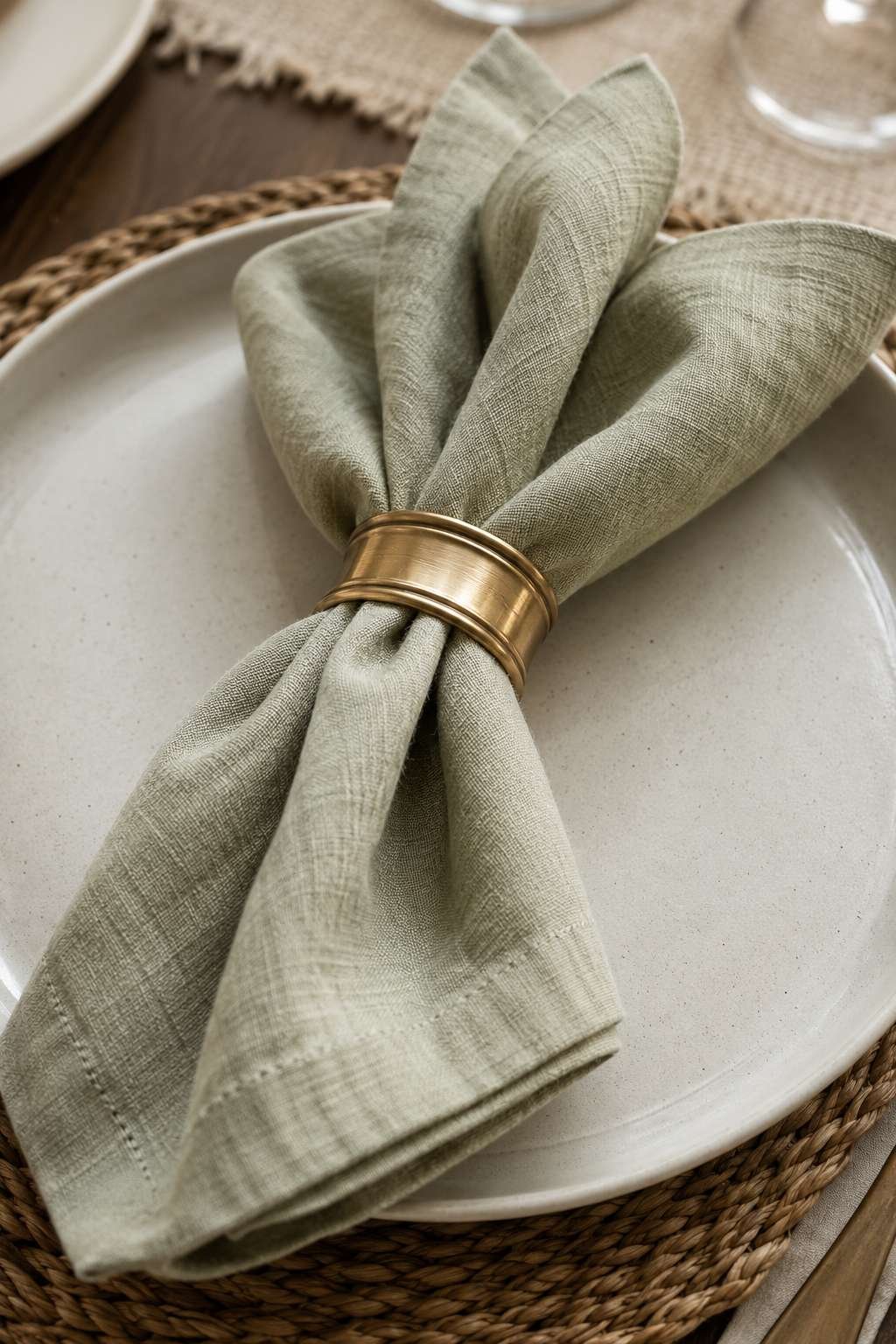 Fold and Place Napkins Thoughtfully