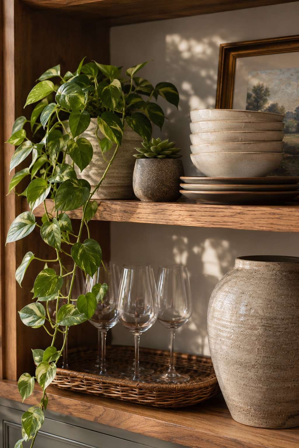 Incorporate Greenery for Organic Softness