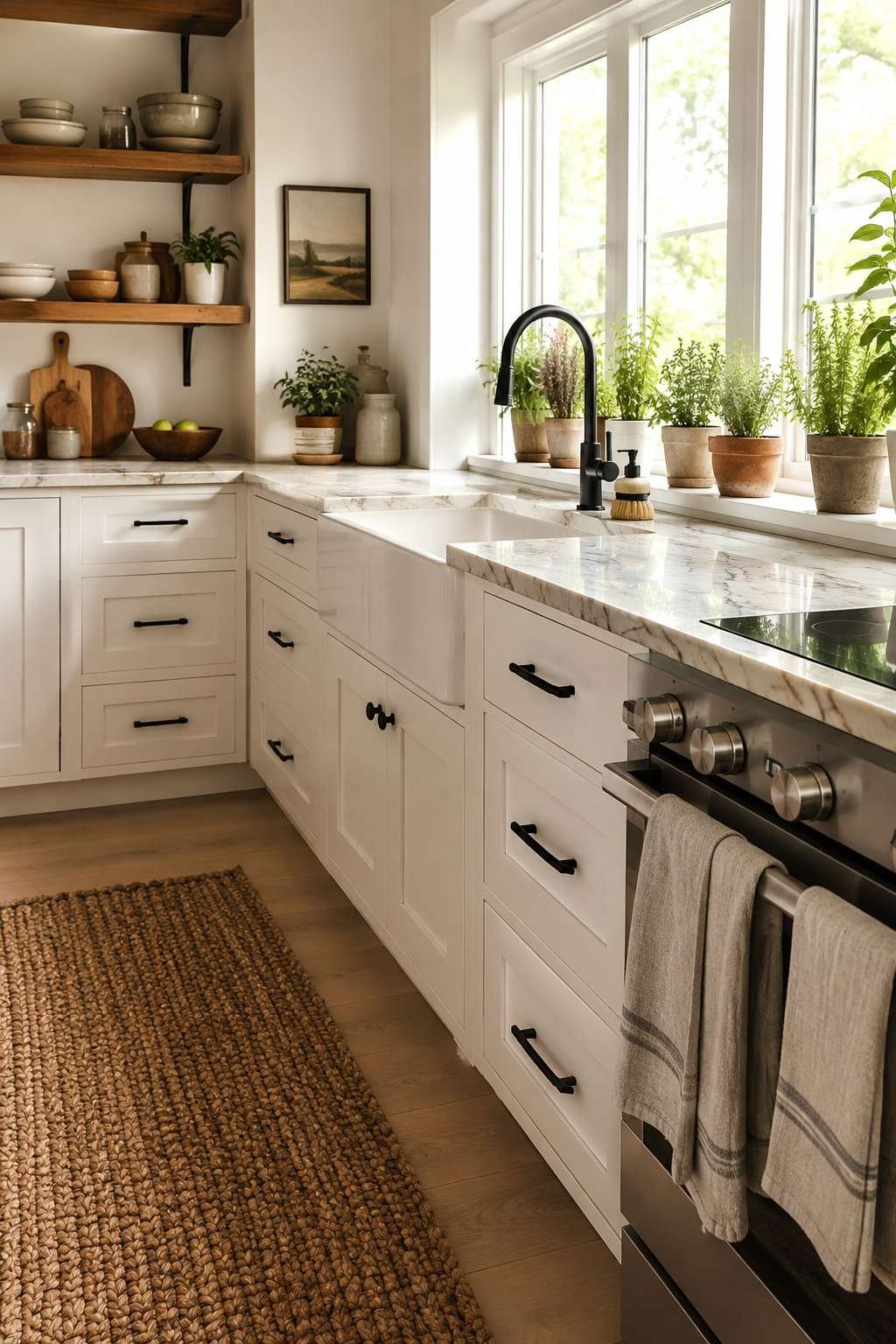 Incorporate Natural Textures and Greenery