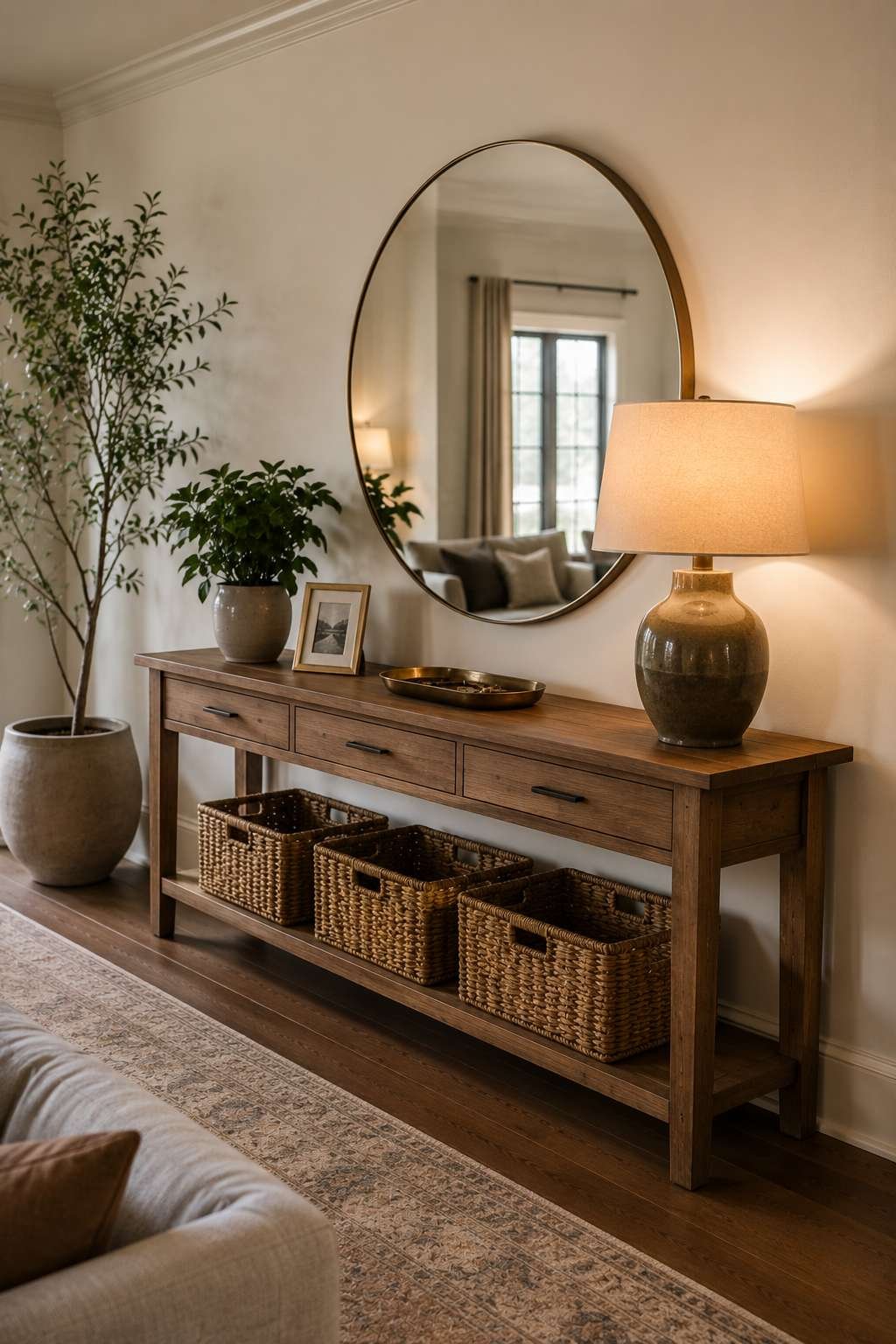 Introduce a Console Table or Sideboard