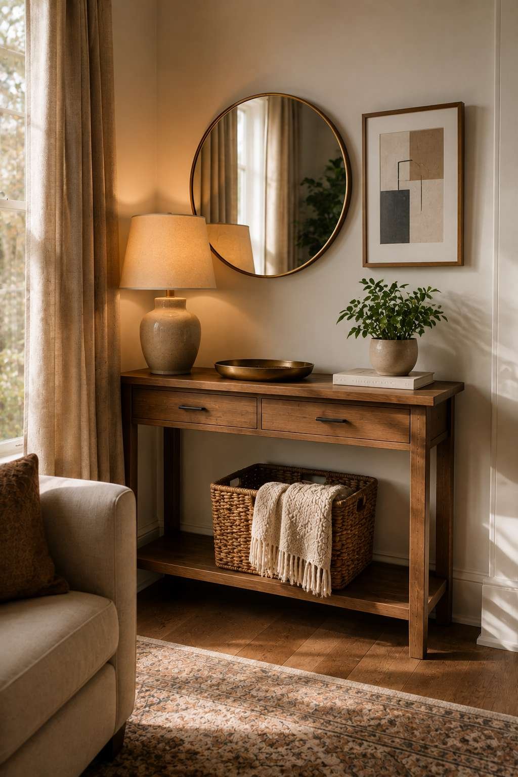 Place a Console Table or Accent Table