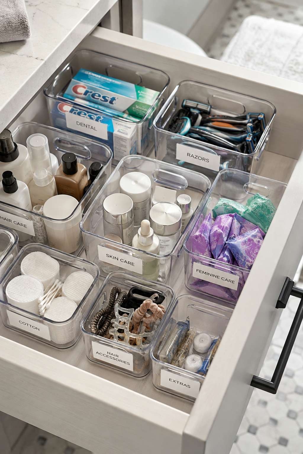 Store Extra Toiletries and Backup Supplies