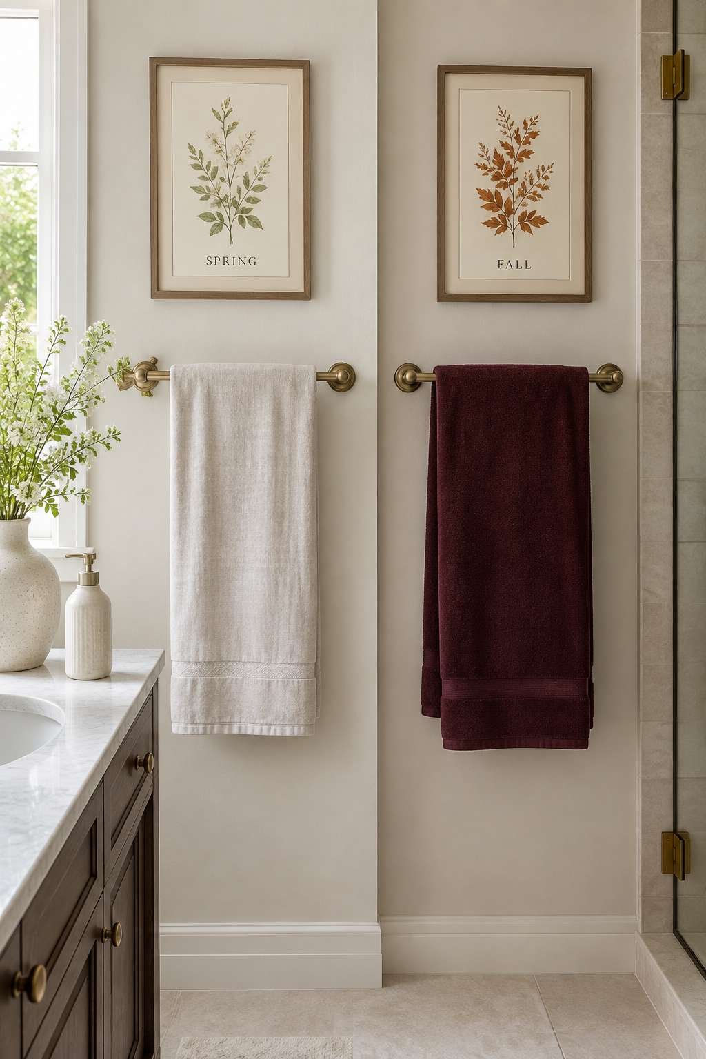 Rotate Towels Seasonally for Freshness