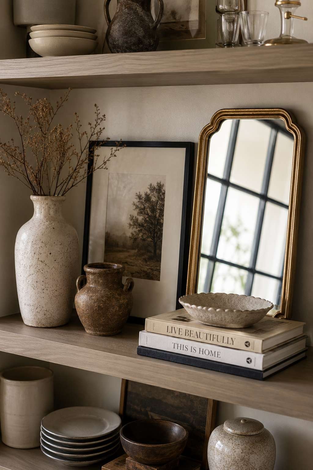 Add Artwork or Leaning Frames