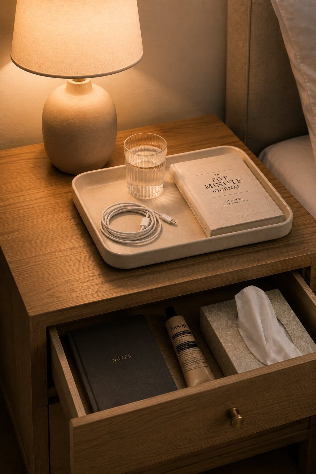 Organize Your Nightstand Intentionally