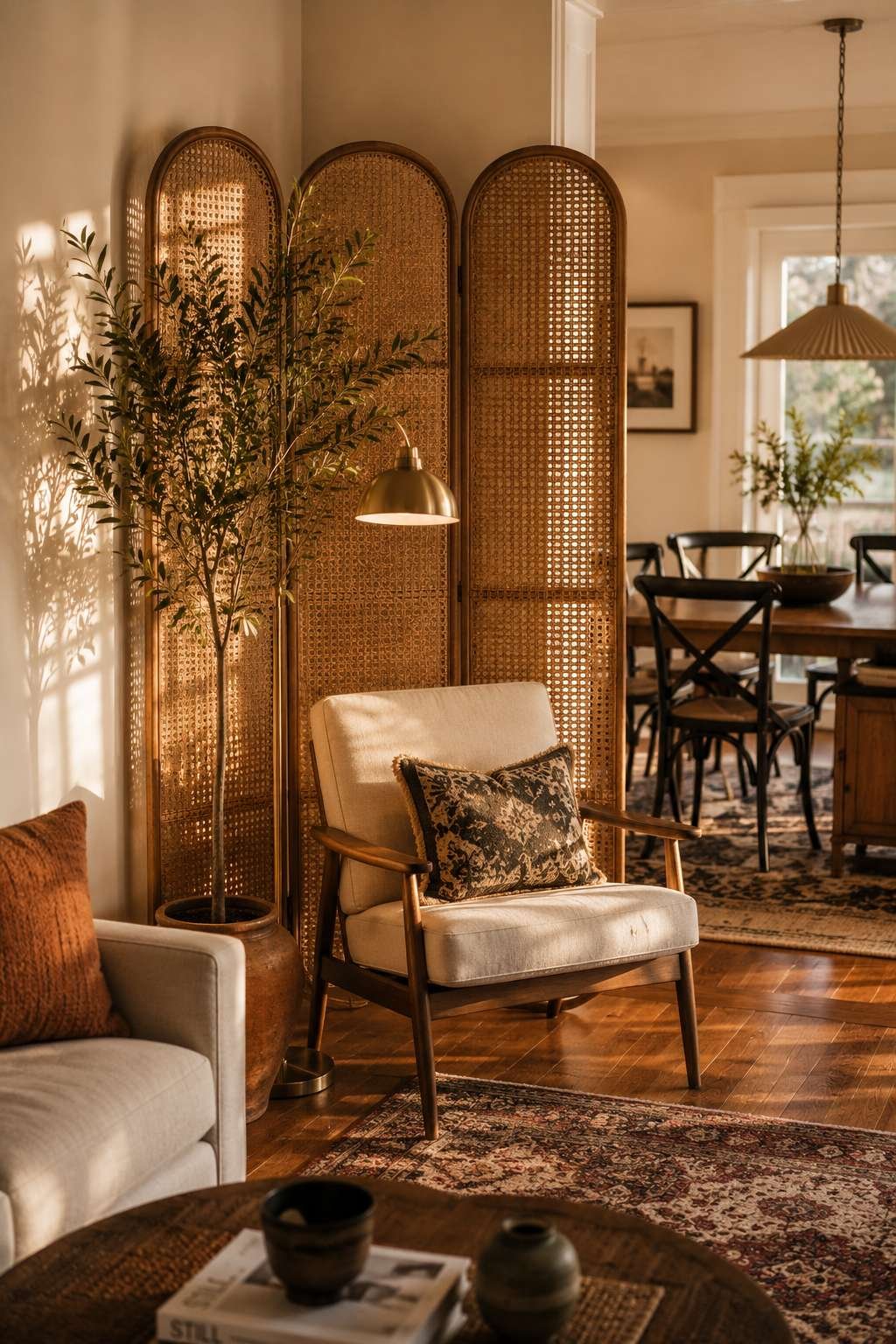 Place a Decorative Screen or Room Divider