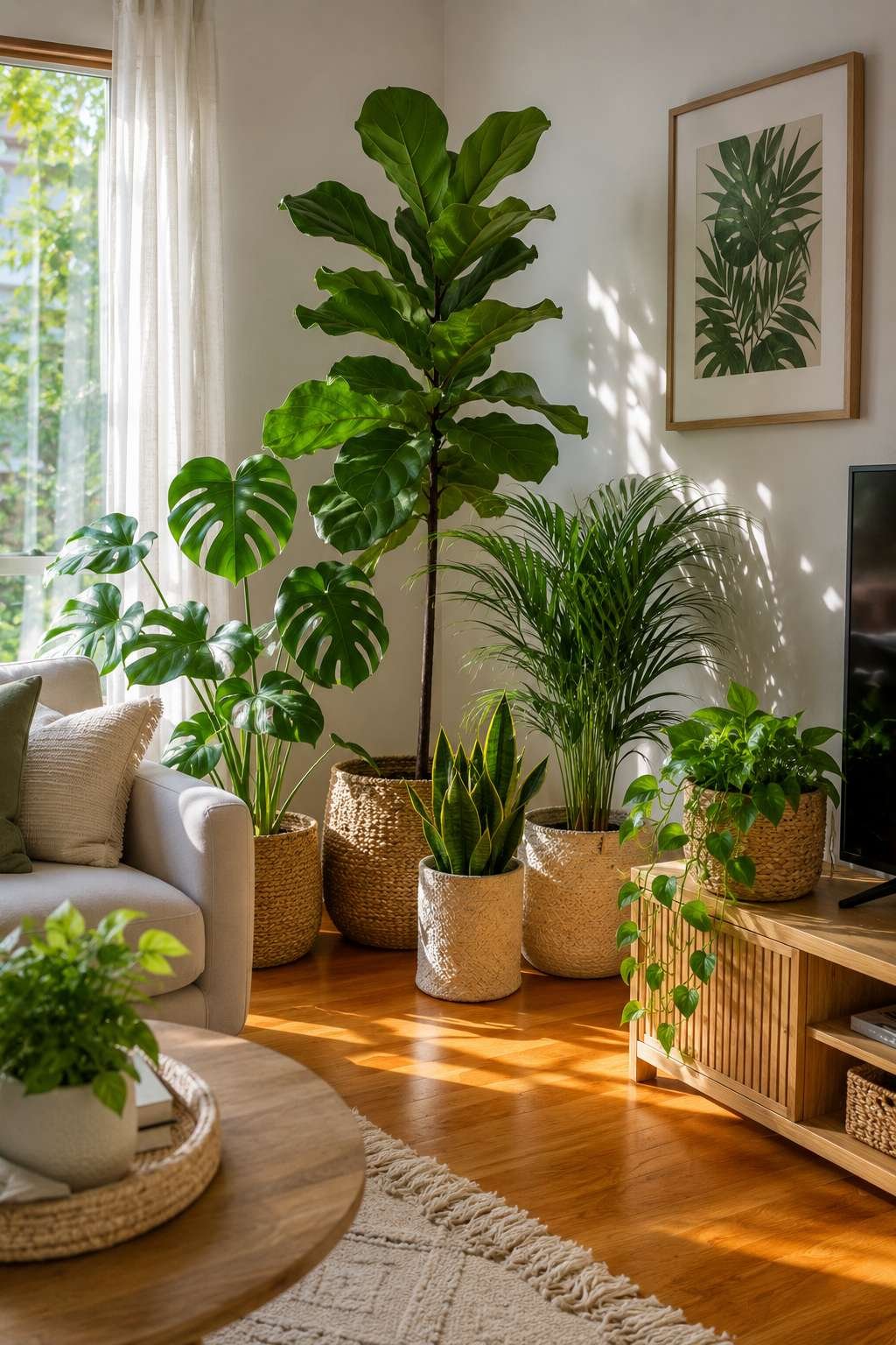 Use Greenery to Bridge Warm and Cool Tones