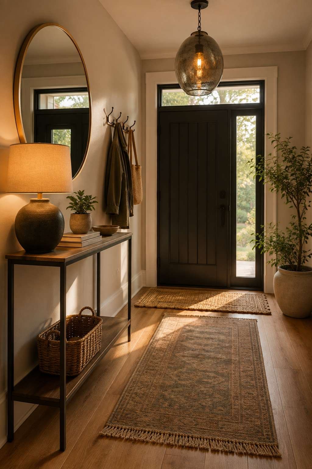 How to decorate entrance of home