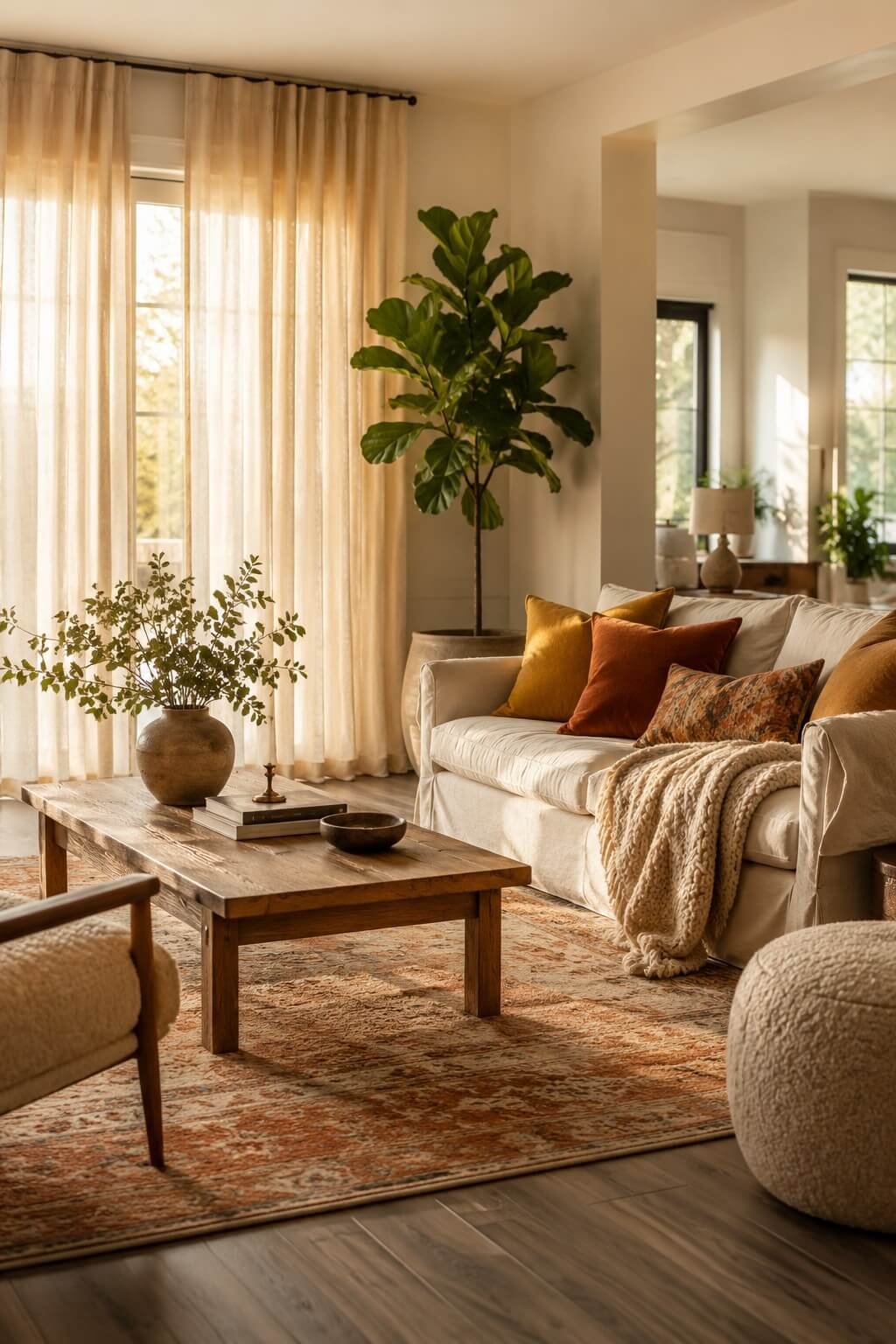 How to Warm Up Grey Floors