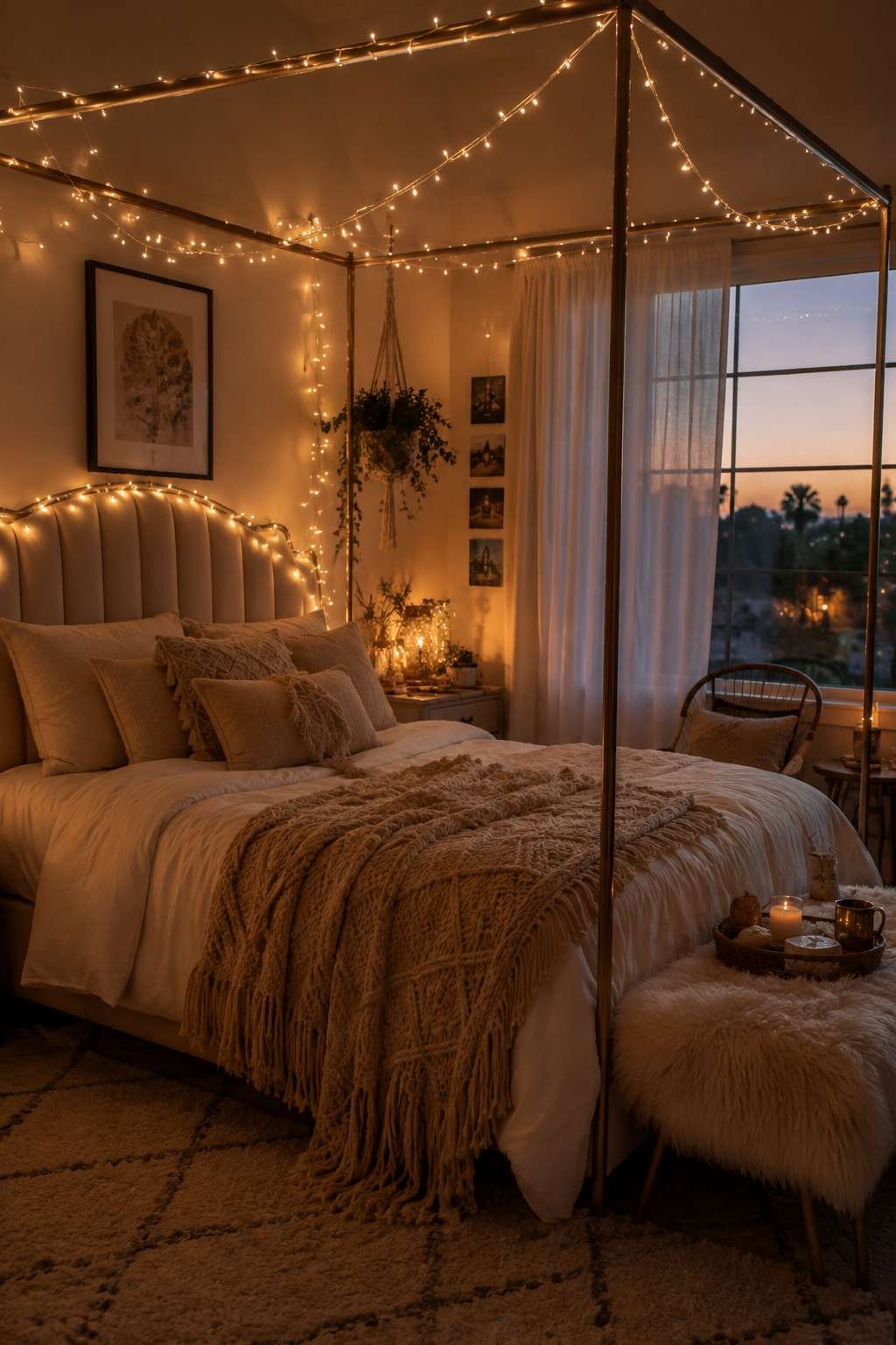 What to do with fairy lights bedrooms