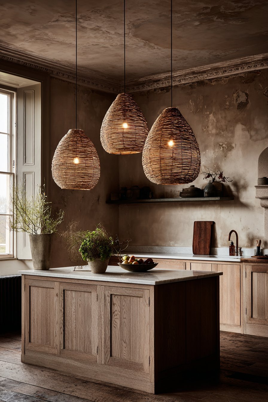 Seagrass Pendant Light Fixtures