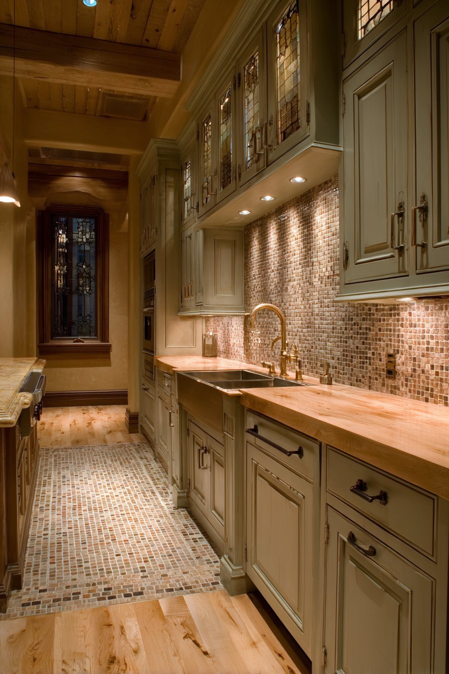 Natural Stone Mosaic Backsplash