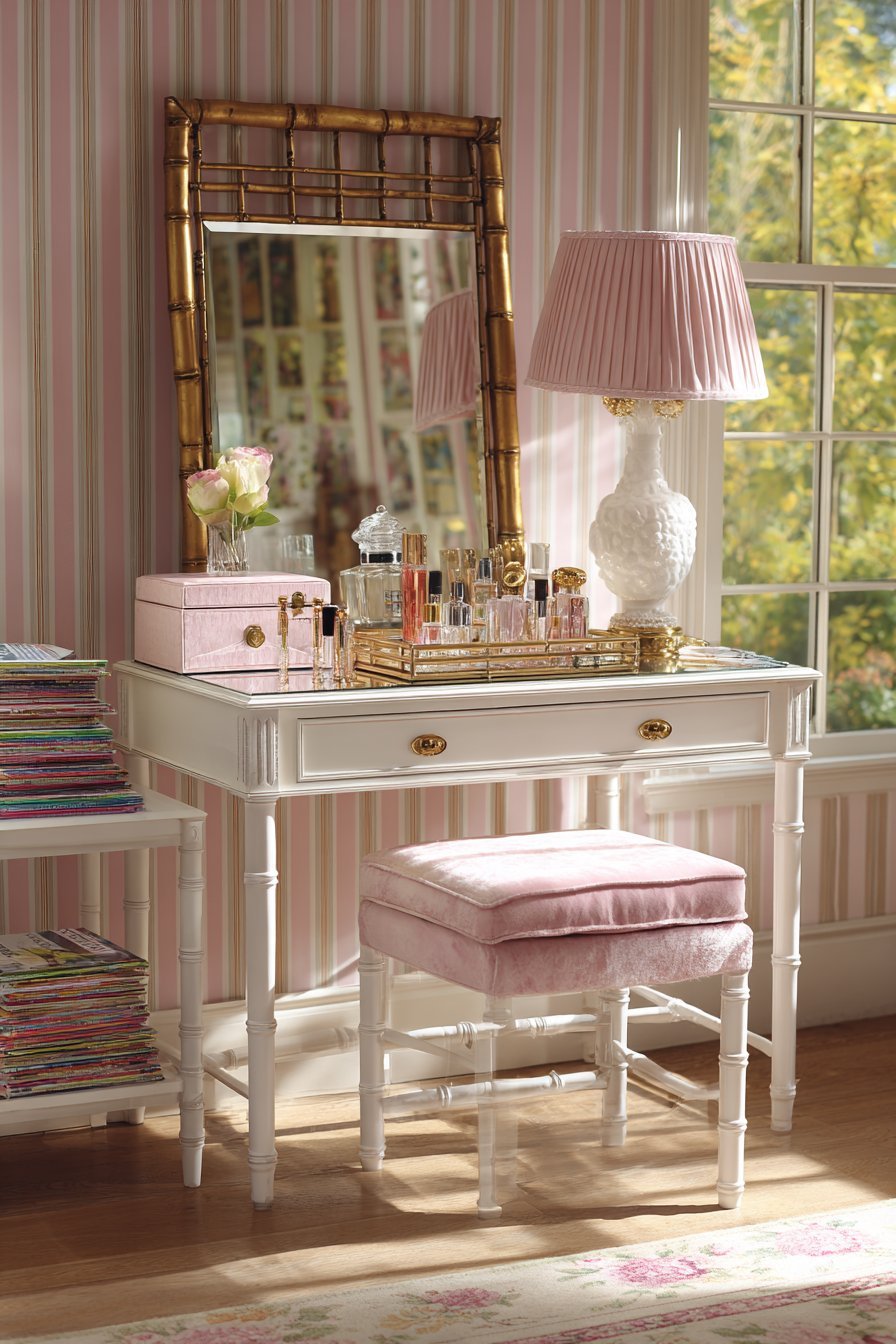 Bamboo Pattern Vanity