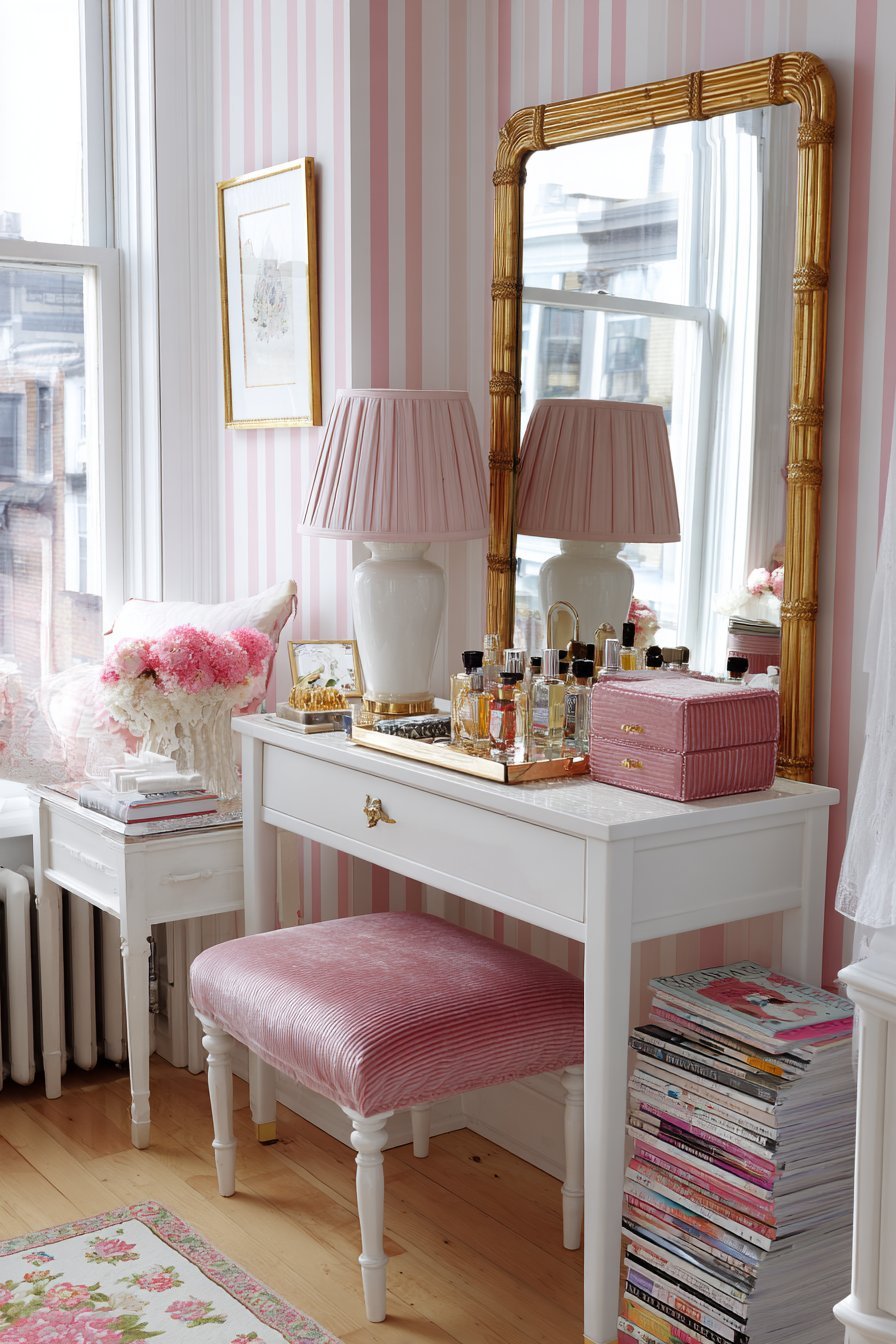 Bamboo Pattern Vanity