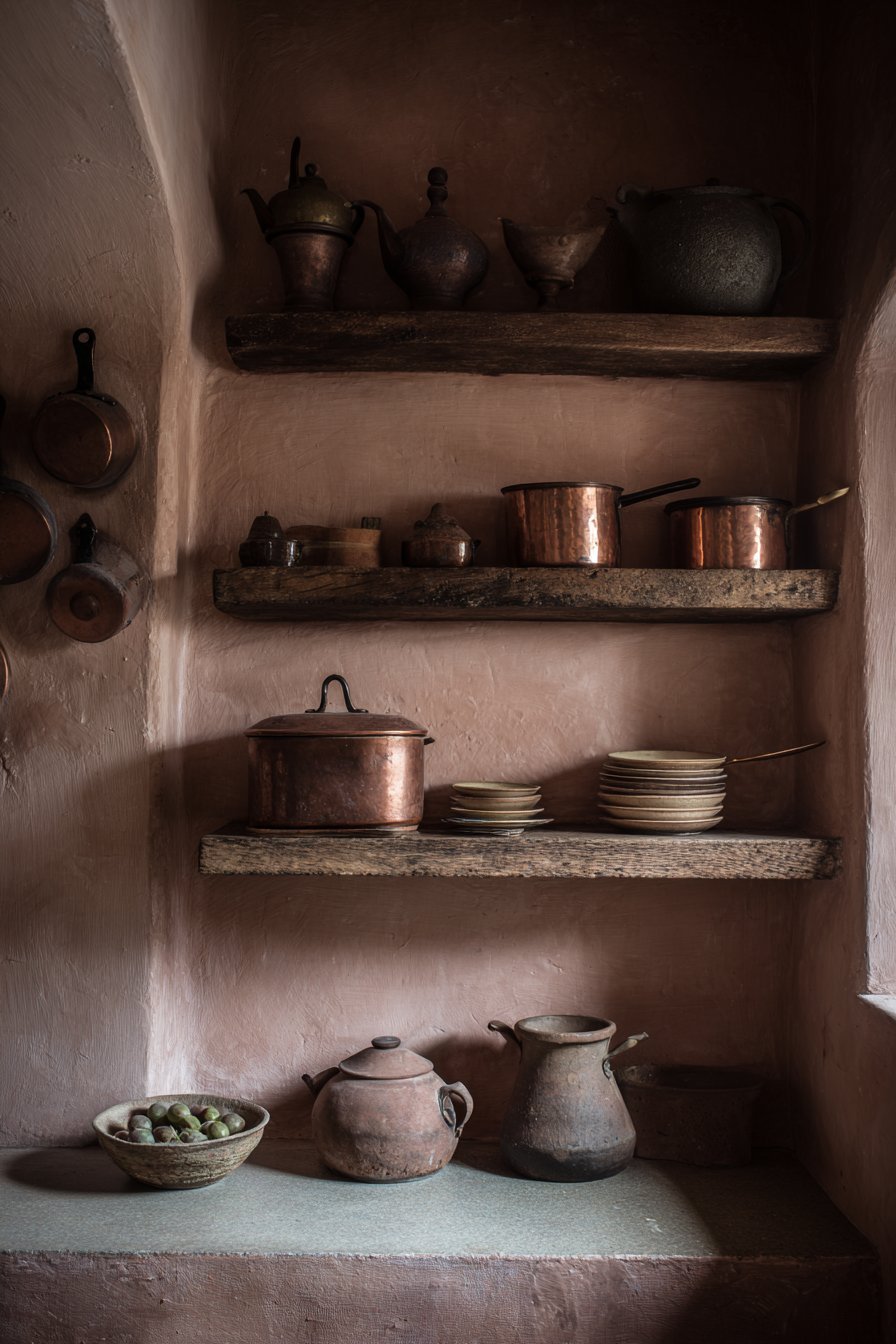 Warm Ochre Clay Plaster Walls