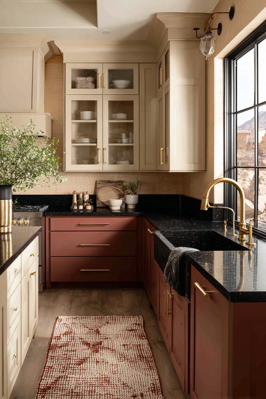 Cream and Terracotta Two-Tone Palette