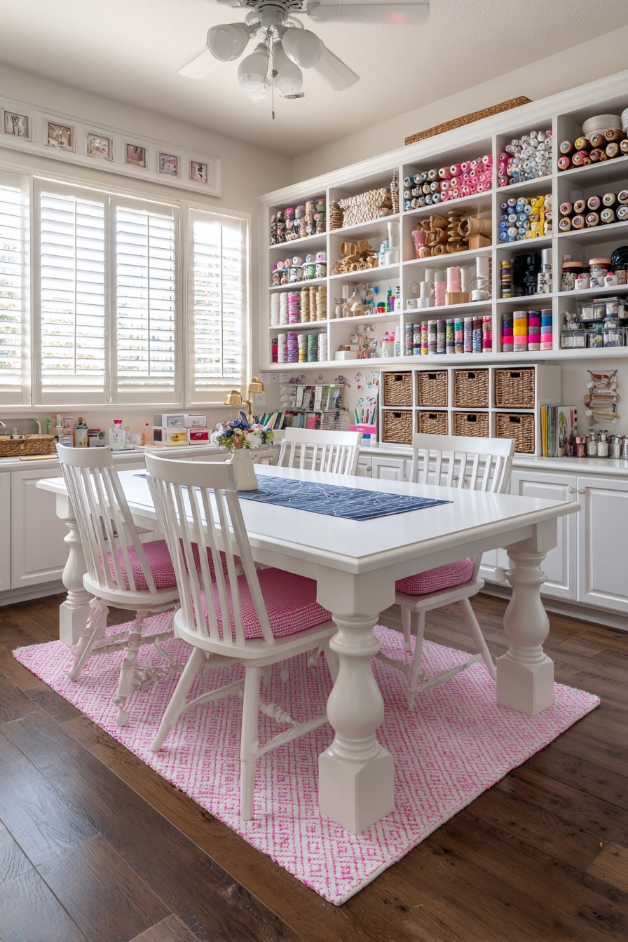 Ribbon Spool Craft Room
