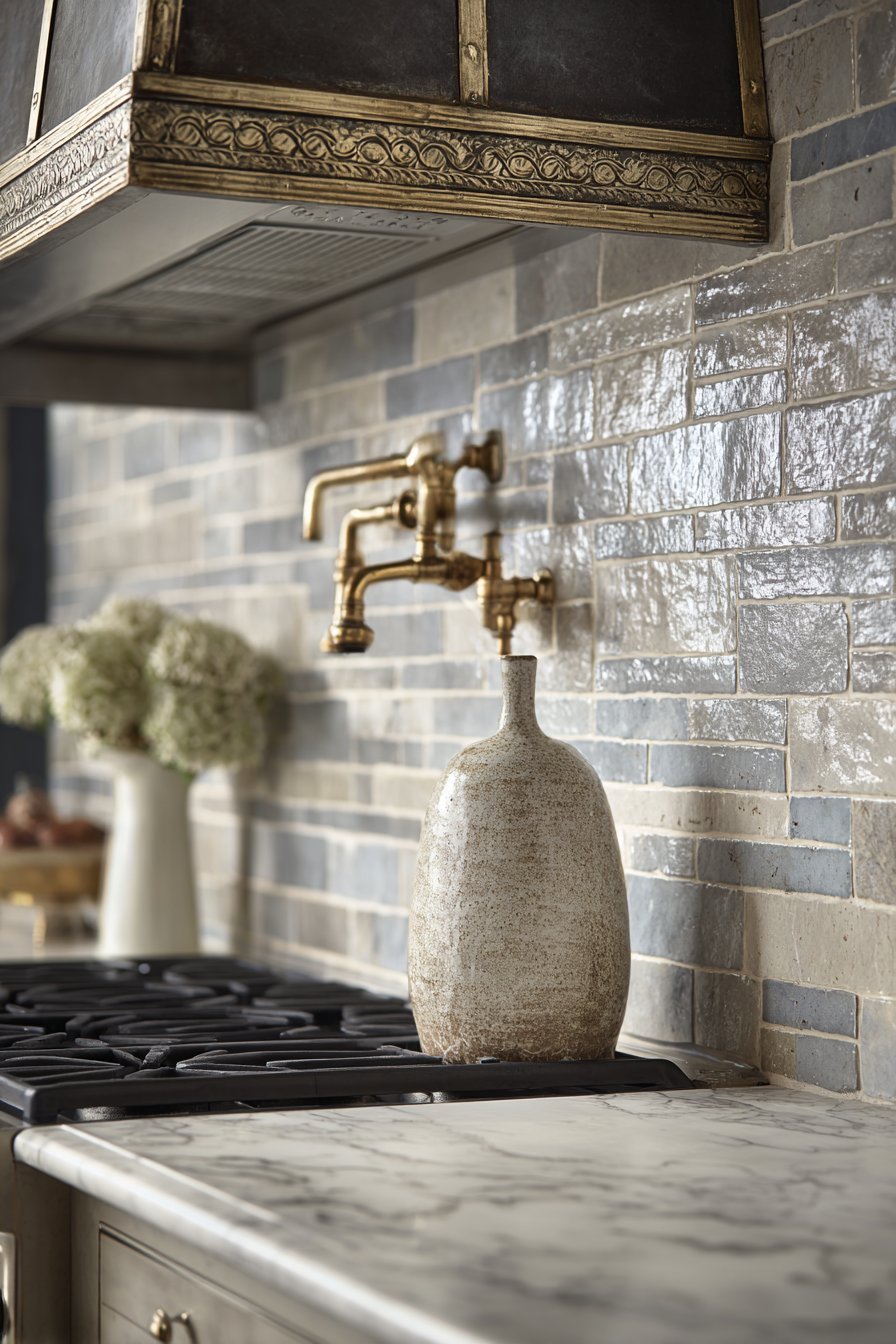 Handmade Ceramic Tile Cooking Center
