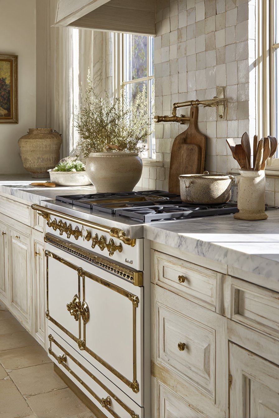 Handmade Ceramic Tile Cooking Center