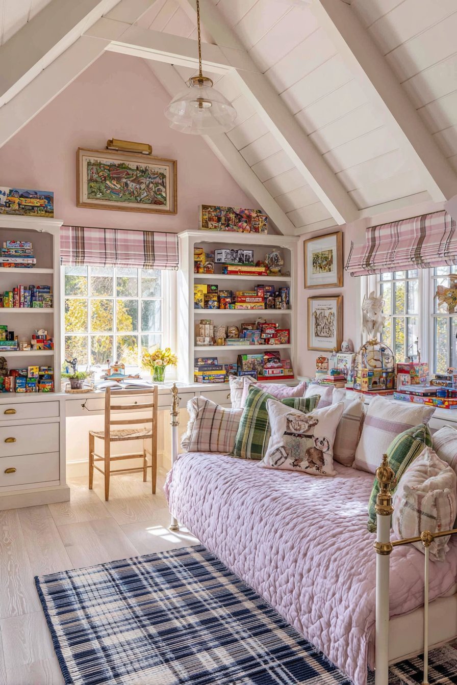 Sloped Ceiling Loft Bedroom