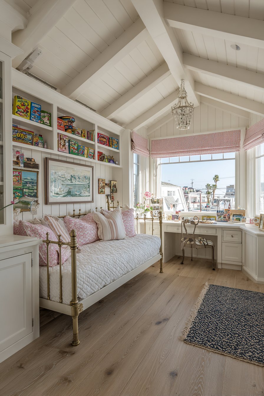Sloped Ceiling Loft Bedroom