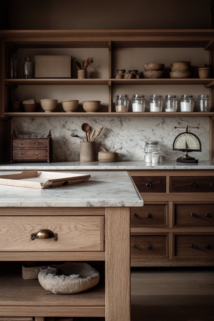 Marble Pastry Insert Baking Station