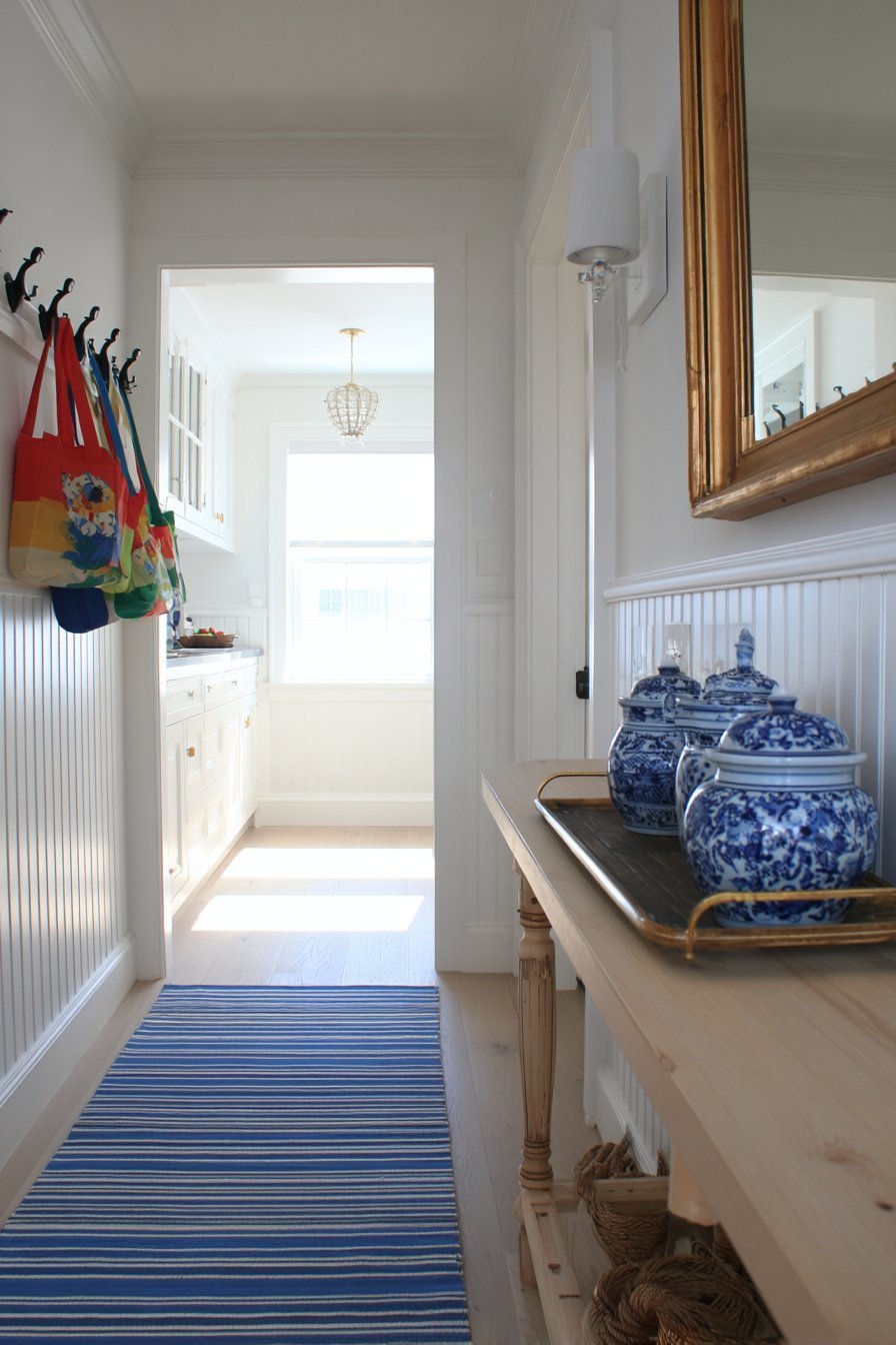 Coastal Blue Entryway Welcome