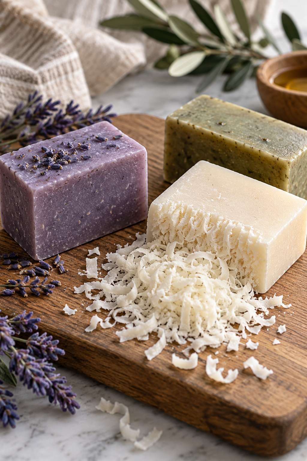 Comparison of different bar soaps used as detergent base ingredients